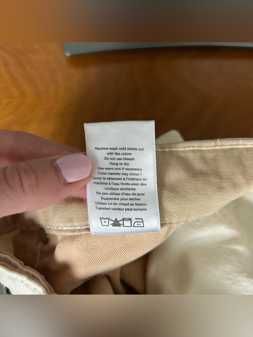 Rag & Bone Logan Mid-Rise Wide Leg in Ecru Size 27 - Picture 13 of 16